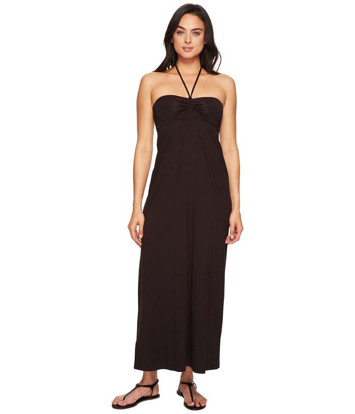 Tommy Bahama Tambour Maxi Dress (black) Women's Dress
