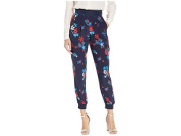 Juicy Couture Silky Hayworth Floral Slim Pants (regal Hayworth Floral) Women's Casual Pants