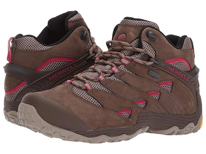 Merrell Chameleon 7 Mid Waterproof (merrell Stone) Women's Shoes