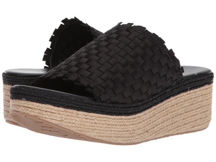 Pedro Garcia Noema 862 (black Satin) Women's Sandals