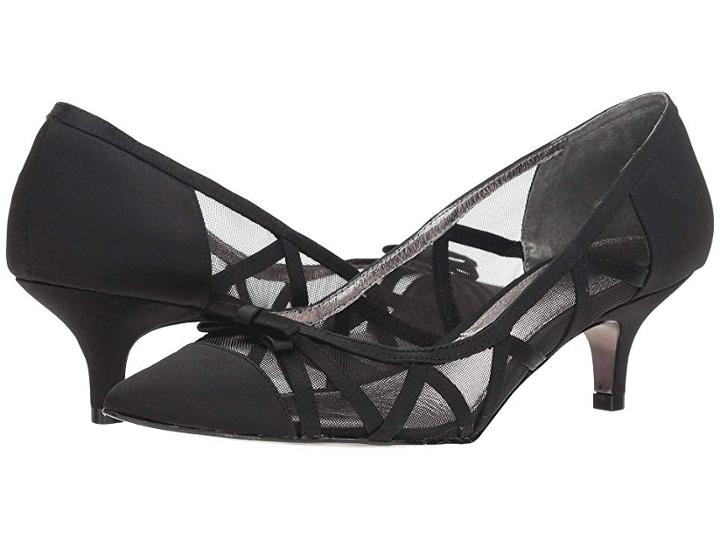 Adrianna Papell Lana (black Satin) Women's Shoes
