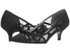 Adrianna Papell Lana (black Satin) Women's Shoes