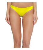 L*space Emma Bitsy Bottom (canary Yellow) Women's Swimwear