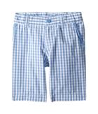 Columbia Kids Super Bonehead Shorts (little Kids/big Kids) (white Cap Gingham) Boy's Shorts