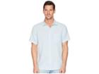 Tommy Bahama Short Sleeve Lanai Tides Linen Shirt (fresh Air) Men's Clothing