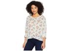 Cruel Hi-low Dropped Shoulder Chiffon Blouse (light Blue) Women's Blouse