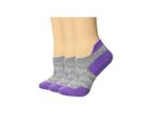 Feetures Hp Ultra Light 3-pair Pack (viola) No Show Socks Shoes