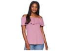 B Collection By Bobeau Marti Overlay Tee (orchid) Women's T Shirt