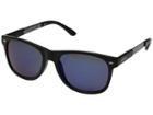Kenneth Cole Reaction Kc1259 (matte Black/blu Mirror) Fashion Sunglasses