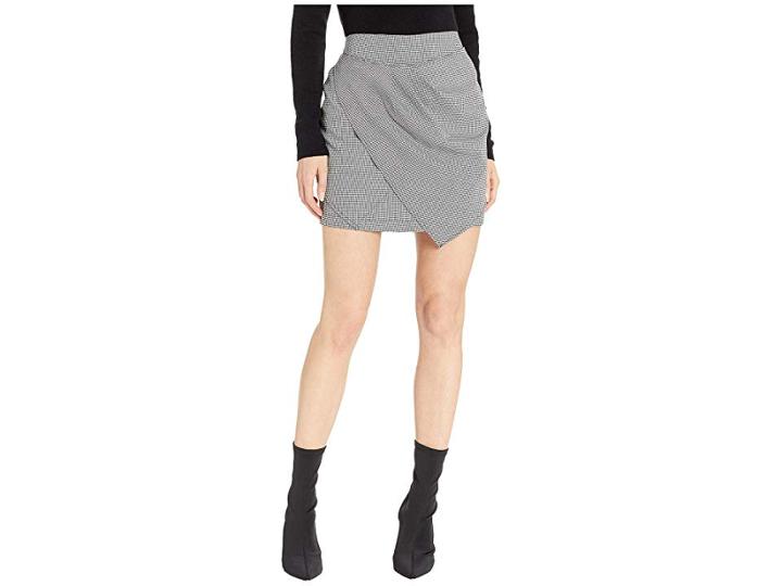 Bcbgeneration Twist Front Skirt (black/combo) Women's Skirt