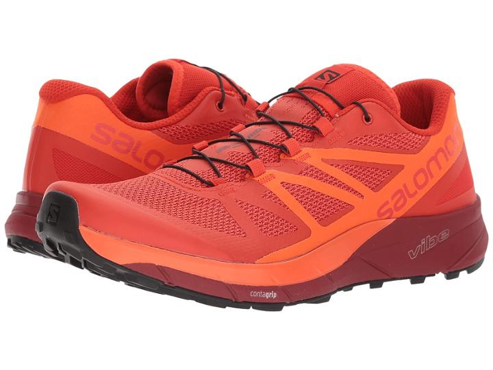 Salomon Sense Ride (fiery Red/scarlet Ibis/red Dalhia) Men's Shoes