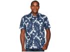 Tommy Bahama Lunar Leaves Camp Shirt (ocean Deep) Men's Clothing
