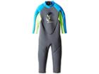 O'neill Kids Reactor Full Wetsuit (infant/toddler/little Kids) (graphite/dayglo/brite Blue) Kid's Wetsuits One Piece