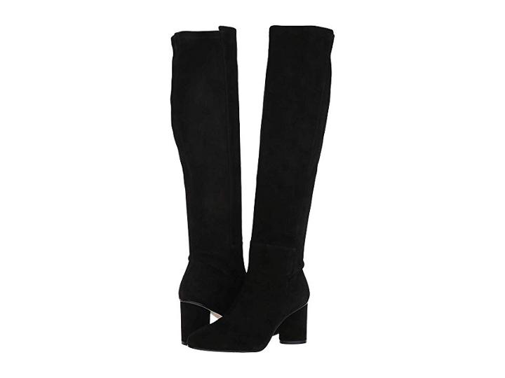 Stuart Weitzman Eloise 75 (black Suede) Women's Shoes