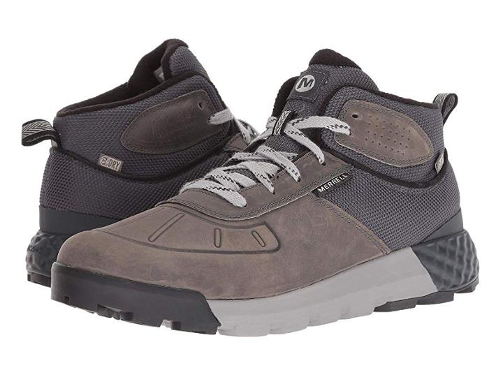 Merrell Convoy Mid Polar Waterproof Ac+ (castlerock) Men's Lace Up Casual Shoes