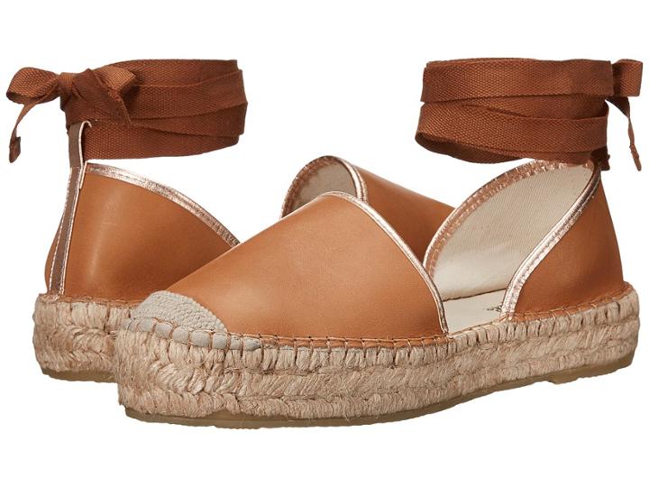 Free People Paradise Leather Espadrille (taupe) Women's Shoes