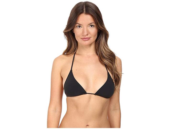 Stella Mccartney Timeless Basics Triangle Top (black) Women's Swimwear
