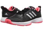 Adidas Barricade Classic Bounce (black/matte Silver/flash Red) Men's Tennis Shoes