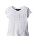 Polo Ralph Lauren Kids Floral Polo Jersey T-shirt (toddler) (white) Girl's T Shirt