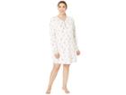 Aventura Clothing Plus Size Deer Night Shirt (whisper White) Women's Pajama