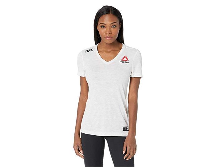 Reebok Ufc Blank Jersey (chalk) Women's Clothing