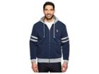 U.s. Polo Assn. Fleece Hoodie With Sherpa Lining (classic Navy) Men's Sweatshirt