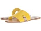 Steve Madden Sayler (yellow Leather) Women's Sandals