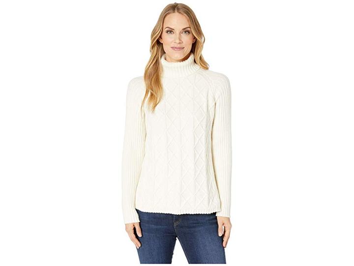 Royal Robbins Frost Turtleneck (creme) Women's Sweater