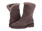 Aquatalia Kimberly (anthracite Suede/shearling) Women's Cold Weather Boots