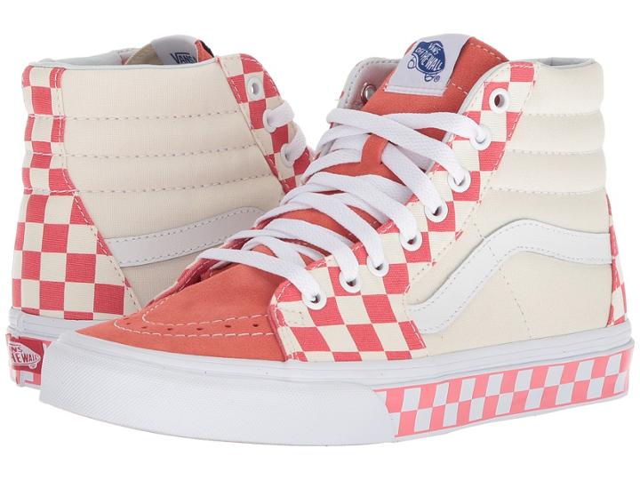 Vans Sk8-hi (spiced Coral/true White) Athletic Shoes