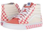 Vans Sk8-hi (spiced Coral/true White) Athletic Shoes
