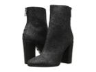 Just Cavalli High Heel Glitter Bootie (black) Women's Zip Boots