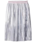 Kate Spade New York Kids Metallic Skirt (big Kids) (silver) Girl's Skirt