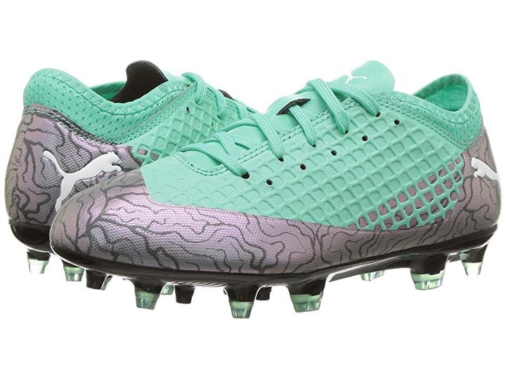Puma Kids Future 2.4 Fg/ag (little Kid/big Kid) (color Shift/biscay Green/puma White/puma Black) Kids Shoes