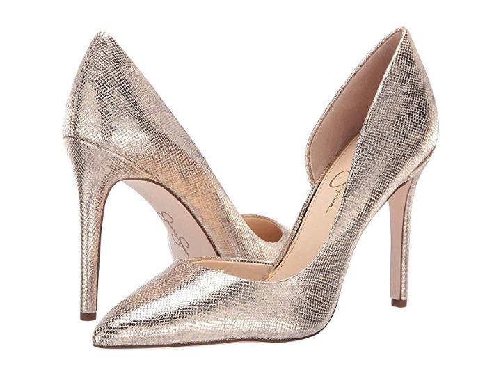 Jessica Simpson Pheona (karat Gold Golden Snake Print) Women's Shoes