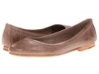 Frye Carson Ballet (cement Antique Soft Full Grain) Women's Flat Shoes