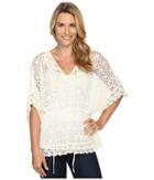 Scully Sweet Summer Top Cover-up (natural) Women's Clothing