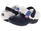 Crocs Kids Blitzen Ii Clog (toddler/little Kid) (navy/oatmeal) Kids Shoes