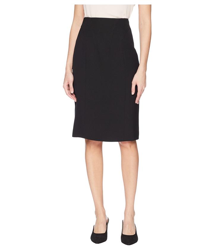 Prabal Gurung Poly Crepe Ohara High-waisted Corset Pencil Skirt (black) Women's Skirt