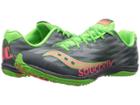 Saucony Kilkenny Xc5 (flat) (grey/slime/pink) Women's Running Shoes