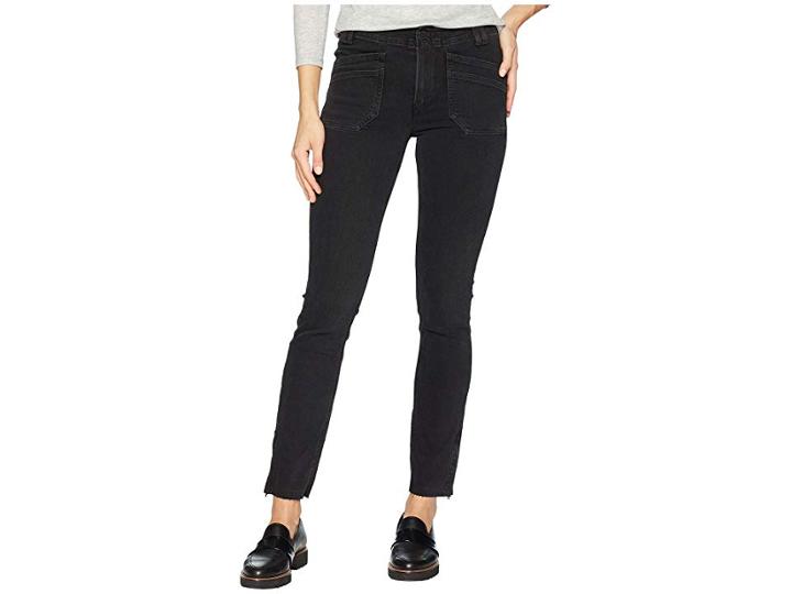 Paige Utilitarian Hoxton Ankle In Black Fog (black Fog) Women's Jeans