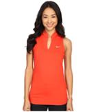 Nike Golf Ace Melt Away Racerback (light Crimson/reflective Silver) Women's Sleeveless