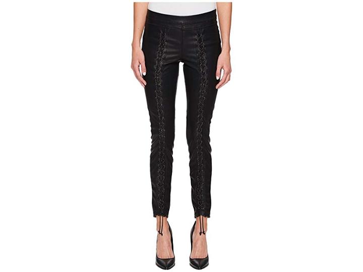 Blank Nyc Vegan Leather Lace-up Skinny In Easy Street (easy Street) Women's Casual Pants