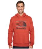 The North Face Edge To Edge Pullover Hoodie (bossa Nova Red) Men's Sweatshirt