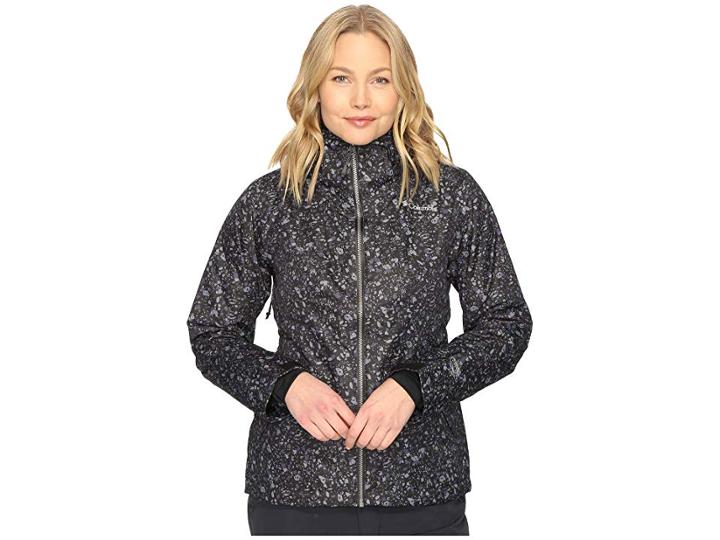 Columbia Unparalleled Jacket (black Neps Print) Women's Coat