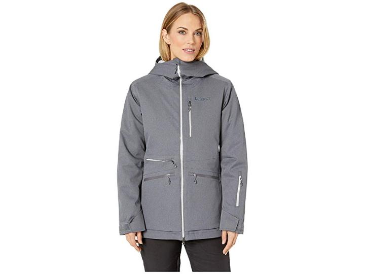 Marmot Schussing Featherless Jacket (steel Onyx) Women's Coat