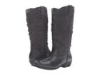 Softwalk Rock Creek Wide Calf (dark Grey Smooth Leather/cow Suede) Women's Boots
