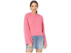 Cupcakes And Cashmere Phoenix Soft Knit Hoodie (carmine Pink) Women's Sweatshirt
