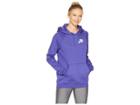 Nike Rally Hoodie (light Concord/heather/light Concord/white) Women's Sweatshirt