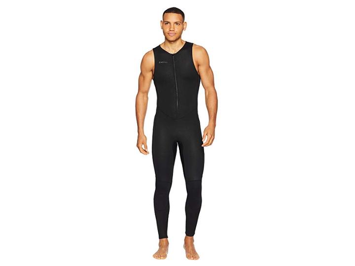O'neill Reactor-2 2mm Front Zip Sleeveless Full (black/black) Men's Swimwear